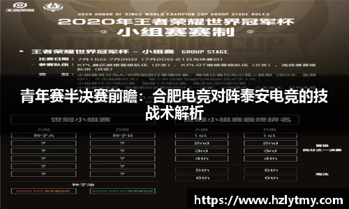 青年赛半决赛前瞻：合肥电竞对阵泰安电竞的技战术解析